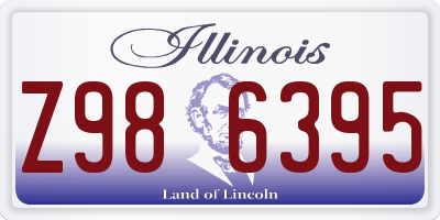 IL license plate Z986395