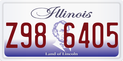 IL license plate Z986405