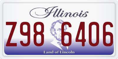 IL license plate Z986406