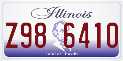 IL license plate Z986410