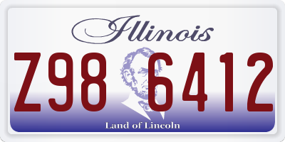 IL license plate Z986412