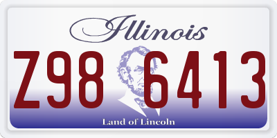 IL license plate Z986413