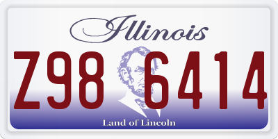 IL license plate Z986414