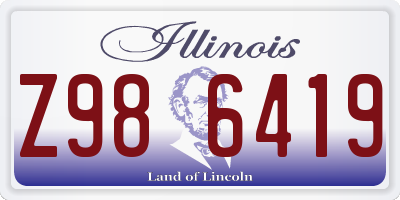 IL license plate Z986419