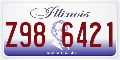 IL license plate Z986421
