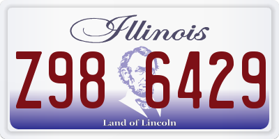 IL license plate Z986429