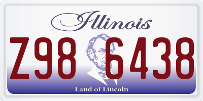 IL license plate Z986438