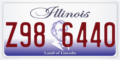 IL license plate Z986440