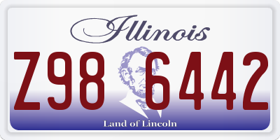 IL license plate Z986442
