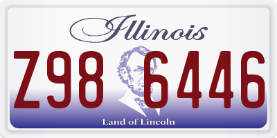 IL license plate Z986446