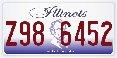IL license plate Z986452