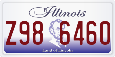 IL license plate Z986460