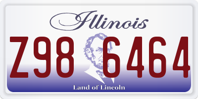 IL license plate Z986464