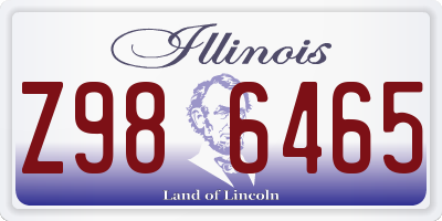 IL license plate Z986465