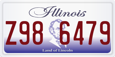 IL license plate Z986479