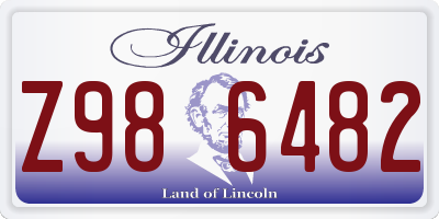 IL license plate Z986482