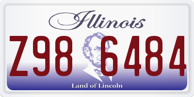 IL license plate Z986484