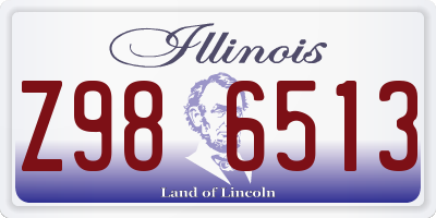 IL license plate Z986513
