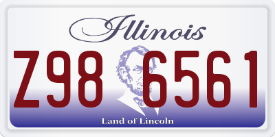 IL license plate Z986561