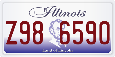 IL license plate Z986590