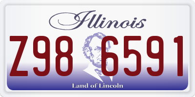 IL license plate Z986591