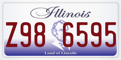 IL license plate Z986595