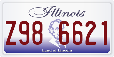 IL license plate Z986621