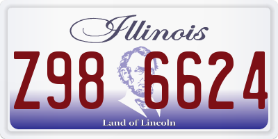IL license plate Z986624