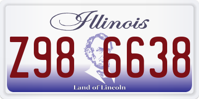 IL license plate Z986638