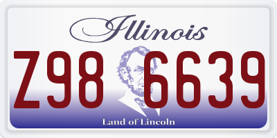 IL license plate Z986639