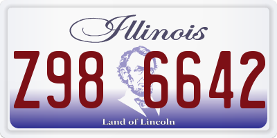 IL license plate Z986642