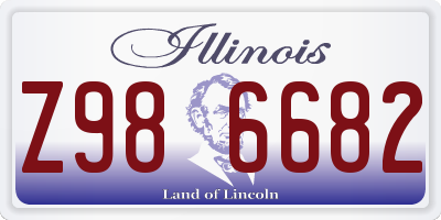 IL license plate Z986682