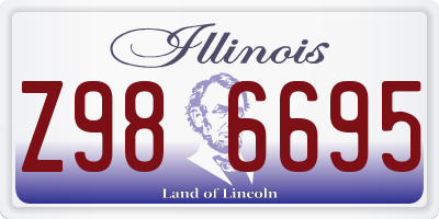 IL license plate Z986695