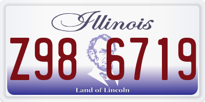 IL license plate Z986719