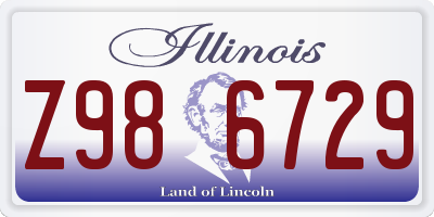IL license plate Z986729