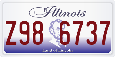 IL license plate Z986737