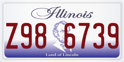 IL license plate Z986739