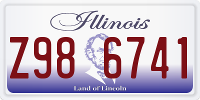IL license plate Z986741