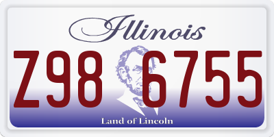 IL license plate Z986755