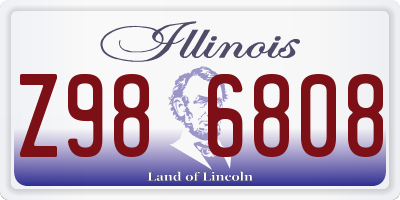 IL license plate Z986808