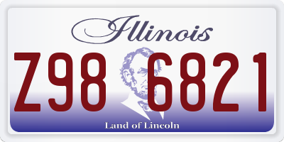 IL license plate Z986821
