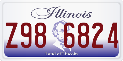 IL license plate Z986824