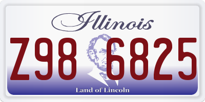 IL license plate Z986825