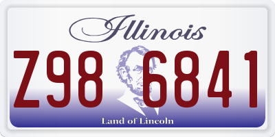IL license plate Z986841