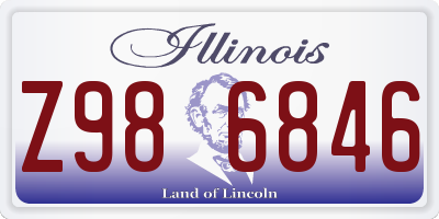 IL license plate Z986846