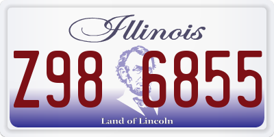 IL license plate Z986855