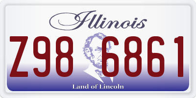 IL license plate Z986861