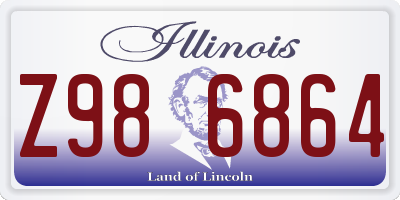 IL license plate Z986864