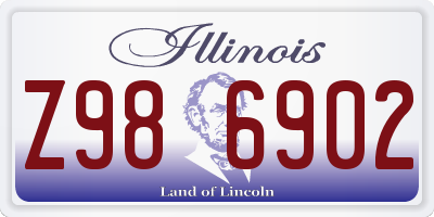 IL license plate Z986902