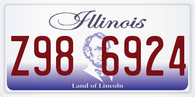 IL license plate Z986924
